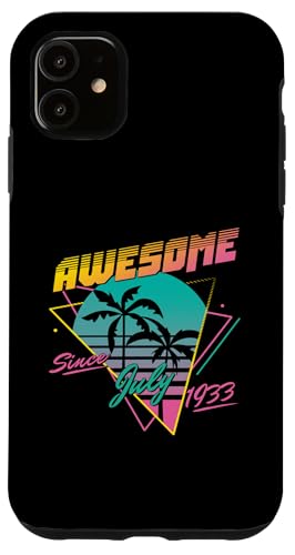 Awesome Since July 1933 Hülle für iPhone 11 von Legend Since Birthday Retro Palm