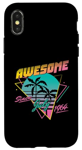 Awesome Since July 1964 Hülle für iPhone X/XS Awesome Since July 1964 Hülle für iPhone X/XS von Legend Since Birthday Retro Palm