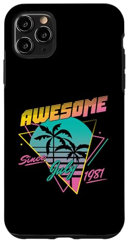 Awesome Since July 1981 Hülle für iPhone 11 Pro Max von Legend Since Birthday Retro Palm