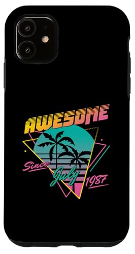 Awesome Since July 1987 Hülle für iPhone 11 Awesome Since July 1987 Hülle für iPhone 11 von Legend Since Birthday Retro Palm