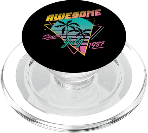 Awesome Since July 1987 PopSockets PopGrip für MagSafe Awesome Since July 1987 PopSockets PopGrip für MagSafe von Legend Since Birthday Retro Palm
