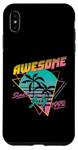 Awesome Since July 1992 Hülle für iPhone XS Max von Legend Since Birthday Retro Palm