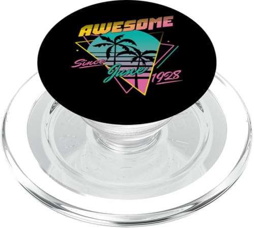 Awesome Since June 1928 PopSockets PopGrip für MagSafe Awesome Since June 1928 PopSockets PopGrip für MagSafe von Legend Since Birthday Retro Palm