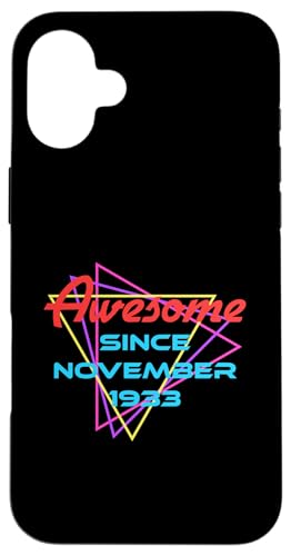 Awesome Since November 1933 Hülle für iPhone 16 Plus Awesome Since November 1933 Hülle für iPhone 16 Plus von Legend Since Birthday
