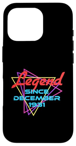 Legend Since December 1931 Hülle für iPhone 16 Pro Legend Since December 1931 Hülle für iPhone 16 Pro von Legend Since Birthday