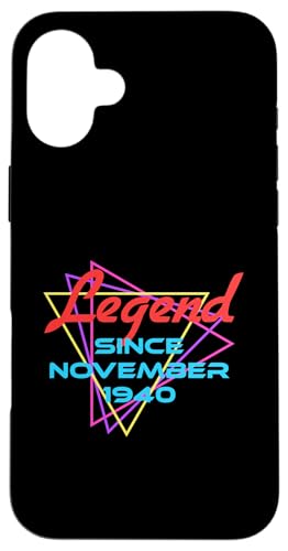 Legend Since November 1940 Hülle für iPhone 16 Plus Legend Since November 1940 Hülle für iPhone 16 Plus von Legend Since Birthday