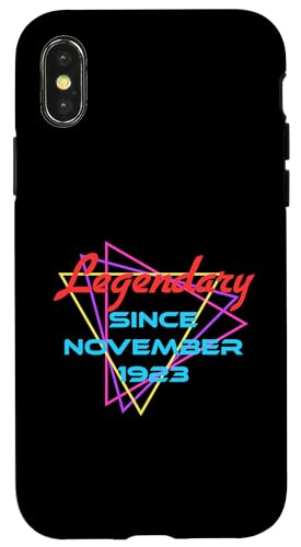 Legendary Since November 1923 Hülle für iPhone X/XS Legendary Since November 1923 Hülle für iPhone X/XS von Legend Since Birthday