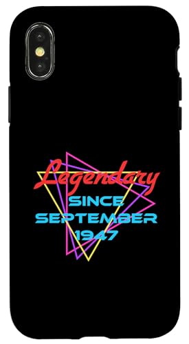 Legendary Since September 1947 Hülle für iPhone X/XS Legendary Since September 1947 Hülle für iPhone X/XS von Legend Since Birthday