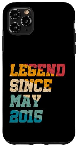10 Jahre alte Legende seit Mai 2015, 10. Geburtstag von Vintage Hülle für iPhone 11 Pro Max von Legend Since Retro Vintage Birthday Gifts By Mj