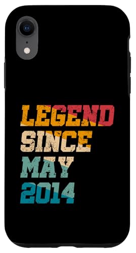 11 Jahre alte Legende seit Mai 2014, 11. Geburtstag von Vintage Hülle für iPhone XR von Legend Since Retro Vintage Birthday Gifts By Mj