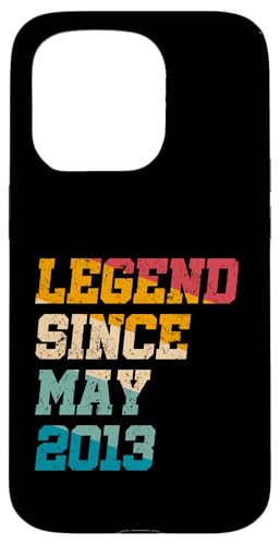 12 Jahre alte Legende seit Mai 2013, 12. Geburtstag im Vintage-Stil Hülle für iPhone 15 Pro von Legend Since Retro Vintage Birthday Gifts By Mj