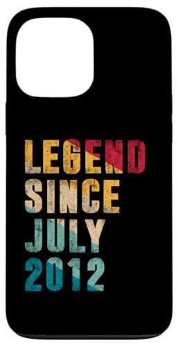 13 Years Old Legend Since Juli 2012 Vintage 13th Birthday Hülle für iPhone 13 Pro Max 13 Years Old Legend Since Juli 2012 Vintage 13th Birthday Hülle für iPhone 13 Pro Max von Legend Since Retro Vintage Birthday Gifts By Mj