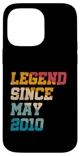 15 Jahre alte Legende seit Mai 2010, 15. Geburtstag von Vintage Hülle für iPhone 14 Pro Max von Legend Since Retro Vintage Birthday Gifts By Mj