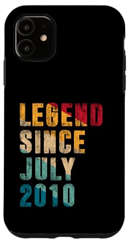 15 Years Old Legend Since Juli 2014 Vintage 15th Birthday Hülle für iPhone 11 von Legend Since Retro Vintage Birthday Gifts By Mj