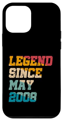 17 Jahre alte Legende seit Mai 2008, 17. Geburtstag von Vintage Hülle für iPhone 12 mini von Legend Since Retro Vintage Birthday Gifts By Mj