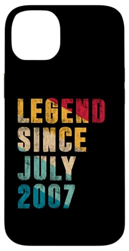 18 Jahre alte Legende seit Juli 2007 Vintage 18. Geburtstag Hülle für iPhone 14 Plus 18 Jahre alte Legende seit Juli 2007 Vintage 18. Geburtstag Hülle für iPhone 14 Plus von Legend Since Retro Vintage Birthday Gifts By Mj