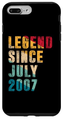 18 Jahre alte Legende seit Juli 2007 Vintage 18. Geburtstag Hülle für iPhone 7 Plus/8 Plus 18 Jahre alte Legende seit Juli 2007 Vintage 18. Geburtstag Hülle für iPhone 7 Plus/8 Plus von Legend Since Retro Vintage Birthday Gifts By Mj