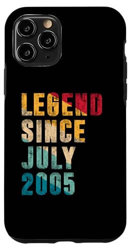 20 Years Old Legend Since Juli 2005 Vintage 20th Birthday Hülle für iPhone 11 Pro 20 Years Old Legend Since Juli 2005 Vintage 20th Birthday Hülle für iPhone 11 Pro von Legend Since Retro Vintage Birthday Gifts By Mj