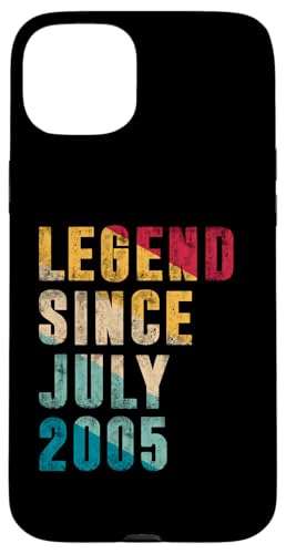 20 Years Old Legend Since Juli 2005 Vintage 20th Birthday Hülle für iPhone 15 Plus 20 Years Old Legend Since Juli 2005 Vintage 20th Birthday Hülle für iPhone 15 Plus von Legend Since Retro Vintage Birthday Gifts By Mj