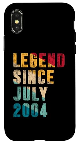 21 Years Old Legend Since Juli 2004 Vintage 21st Birthday Hülle für iPhone X/XS 21 Years Old Legend Since Juli 2004 Vintage 21st Birthday Hülle für iPhone X/XS von Legend Since Retro Vintage Birthday Gifts By Mj
