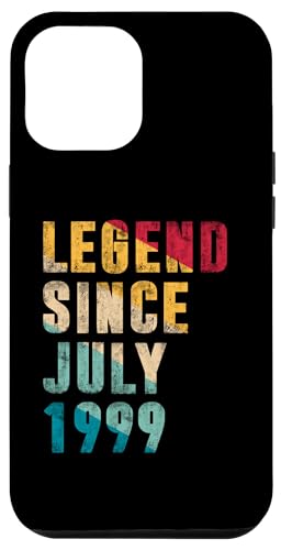 26 Years Old Legend Since Juli 1999 Vintage 26th Birthday Hülle für iPhone 12 Pro Max von Legend Since Retro Vintage Birthday Gifts By Mj