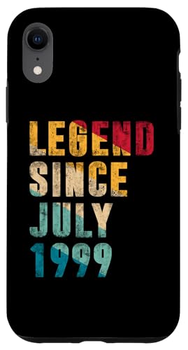 26 Years Old Legend Since Juli 1999 Vintage 26th Birthday Hülle für iPhone XR 26 Years Old Legend Since Juli 1999 Vintage 26th Birthday Hülle für iPhone XR von Legend Since Retro Vintage Birthday Gifts By Mj