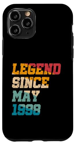 27 Jahre alte Legende seit Mai 1998, 27. Geburtstag von Vintage Hülle für iPhone 11 Pro von Legend Since Retro Vintage Birthday Gifts By Mj