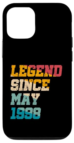 27 Jahre alte Legende seit Mai 1998, 27. Geburtstag von Vintage Hülle für iPhone 12/12 Pro von Legend Since Retro Vintage Birthday Gifts By Mj