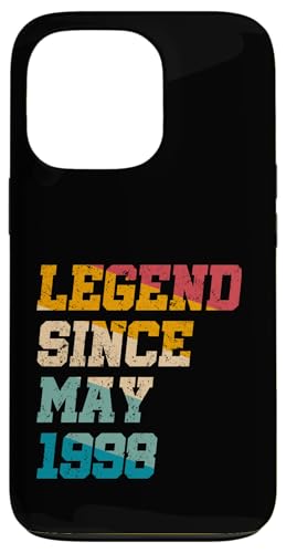 27 Jahre alte Legende seit Mai 1998, 27. Geburtstag von Vintage Hülle für iPhone 13 Pro von Legend Since Retro Vintage Birthday Gifts By Mj