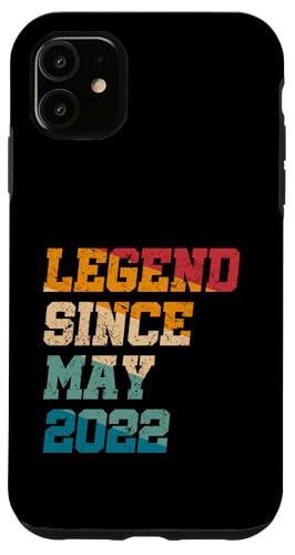 3 Jahre alte Geschenke Legende seit Mai 2022 Vintage 3. Geburtstag Hülle für iPhone 11 von Legend Since Retro Vintage Birthday Gifts By Mj
