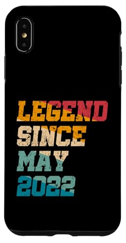 3 Jahre alte Geschenke Legende seit Mai 2022 Vintage 3. Geburtstag Hülle für iPhone XS Max von Legend Since Retro Vintage Birthday Gifts By Mj