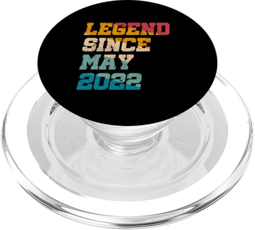3 Jahre alte Geschenke Legende seit Mai 2022 Vintage 3. Geburtstag PopSockets PopGrip für MagSafe 3 Jahre alte Geschenke Legende seit Mai 2022 Vintage 3. Geburtstag PopSockets PopGrip für MagSafe von Legend Since Retro Vintage Birthday Gifts By Mj