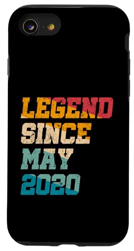 5 Jahre alte Geschenke Legende seit Mai 2020 Vintage 5. Geburtstag Hülle für iPhone SE (2020) / 7 / 8 von Legend Since Retro Vintage Birthday Gifts By Mj