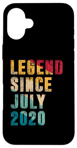 5 Years Old Gift Legend Since Juli 2020 Vintage 5th Birthday Hülle für iPhone 16 Plus 5 Years Old Gift Legend Since Juli 2020 Vintage 5th Birthday Hülle für iPhone 16 Plus von Legend Since Retro Vintage Birthday Gifts By Mj