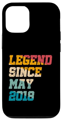 7 Jahre alte Geschenke Legende seit Mai 2018 Vintage 7. Geburtstag Hülle für iPhone 12/12 Pro von Legend Since Retro Vintage Birthday Gifts By Mj