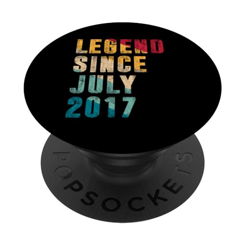8 Years Old Gift Legend Since Juli 2017 Vintage 8th Birthday PopSockets Klebender PopGrip 8 Years Old Gift Legend Since Juli 2017 Vintage 8th Birthday PopSockets Klebender PopGrip von Legend Since Retro Vintage Birthday Gifts By Mj