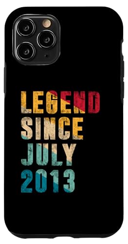Legend Since Juli 2013 Retro 12 Years Old Gift 12th Birthday Hülle für iPhone 11 Pro von Legend Since Retro Vintage Birthday Gifts By Mj