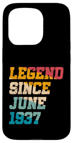 Legend Since June 1937 Lustiges 88-jähriges Retro-Alter zum 88. Geburtstag Hülle für iPhone 15 Pro Legend Since June 1937 Lustiges 88-jähriges Retro-Alter zum 88. Geburtstag Hülle für iPhone 15 Pro von Legend Since Vintage Anniversary Birthday Gifts Mj
