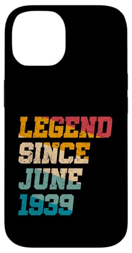 Legend Since June 1939 Lustiges 86-jähriges Retro-Alter zum 86. Geburtstag Hülle für iPhone 14 Legend Since June 1939 Lustiges 86-jähriges Retro-Alter zum 86. Geburtstag Hülle für iPhone 14 von Legend Since Vintage Anniversary Birthday Gifts Mj