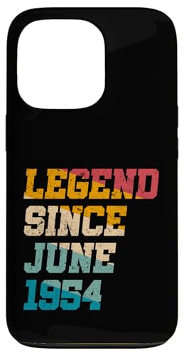 Legend Since June 1954 Lustiges 71-jähriges Retro-Alter zum 71. Geburtstag Hülle für iPhone 13 Pro Legend Since June 1954 Lustiges 71-jähriges Retro-Alter zum 71. Geburtstag Hülle für iPhone 13 Pro von Legend Since Vintage Anniversary Birthday Gifts Mj