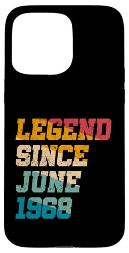 Legend Since June 1968 Lustiger 57. Geburtstag im Retro-Look, 57 Jahre Hülle für iPhone 15 Pro Max Legend Since June 1968 Lustiger 57. Geburtstag im Retro-Look, 57 Jahre Hülle für iPhone 15 Pro Max von Legend Since Vintage Anniversary Birthday Gifts Mj