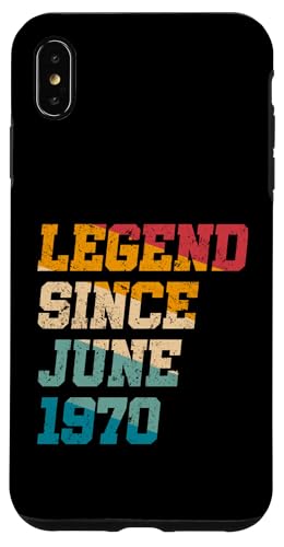 Legend Since June 1970 Lustiges 55jähriges Retro-Alter zum 55. Geburtstag Hülle für iPhone XS Max Legend Since June 1970 Lustiges 55jähriges Retro-Alter zum 55. Geburtstag Hülle für iPhone XS Max von Legend Since Vintage Anniversary Birthday Gifts Mj