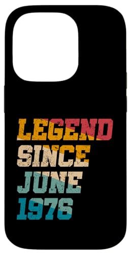 Legend Since June 1976 Lustiges 49jähriges Retro-Alter zum 49. Geburtstag Hülle für iPhone 14 Pro Legend Since June 1976 Lustiges 49jähriges Retro-Alter zum 49. Geburtstag Hülle für iPhone 14 Pro von Legend Since Vintage Anniversary Birthday Gifts Mj