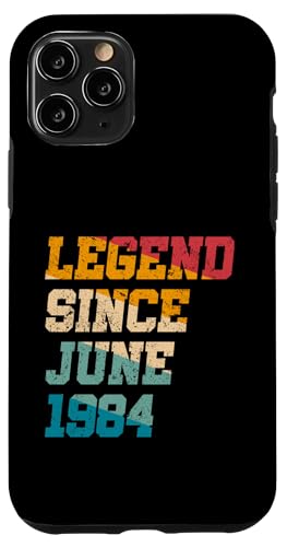Legend Since June 1984 Lustiger 41. Geburtstag im Retro-Look, 41 Jahre Hülle für iPhone 11 Pro Legend Since June 1984 Lustiger 41. Geburtstag im Retro-Look, 41 Jahre Hülle für iPhone 11 Pro von Legend Since Vintage Anniversary Birthday Gifts Mj