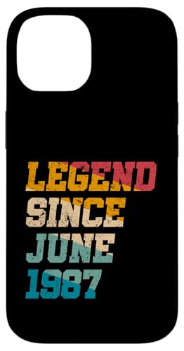 Legend Since June 1987 Lustiges 38jähriges Retro-Alter zum 38. Geburtstag Hülle für iPhone 14 Legend Since June 1987 Lustiges 38jähriges Retro-Alter zum 38. Geburtstag Hülle für iPhone 14 von Legend Since Vintage Anniversary Birthday Gifts Mj