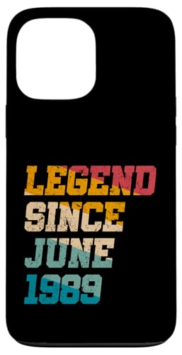 Legend Since June 1989 Lustiger 36. Geburtstag eines 36-jährigen Retro-Kindes Hülle für iPhone 13 Pro Max Legend Since June 1989 Lustiger 36. Geburtstag eines 36-jährigen Retro-Kindes Hülle für iPhone 13 Pro Max von Legend Since Vintage Anniversary Birthday Gifts Mj