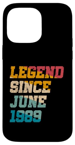 Legend Since June 1989 Lustiger 36. Geburtstag eines 36-jährigen Retro-Kindes Hülle für iPhone 14 Pro Max Legend Since June 1989 Lustiger 36. Geburtstag eines 36-jährigen Retro-Kindes Hülle für iPhone 14 Pro Max von Legend Since Vintage Anniversary Birthday Gifts Mj