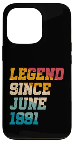 Legend Since June 1991 Lustiges 34-jähriges Retro-Alter zum 34. Geburtstag Hülle für iPhone 13 Pro Legend Since June 1991 Lustiges 34-jähriges Retro-Alter zum 34. Geburtstag Hülle für iPhone 13 Pro von Legend Since Vintage Anniversary Birthday Gifts Mj
