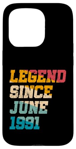 Legend Since June 1991 Lustiges 34-jähriges Retro-Alter zum 34. Geburtstag Hülle für iPhone 15 Pro Legend Since June 1991 Lustiges 34-jähriges Retro-Alter zum 34. Geburtstag Hülle für iPhone 15 Pro von Legend Since Vintage Anniversary Birthday Gifts Mj