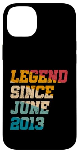 Legend Since Juni 2013 Lustiges 12-jähriges Retro-Alter zum 12. Geburtstag Hülle für iPhone 14 Plus Legend Since Juni 2013 Lustiges 12-jähriges Retro-Alter zum 12. Geburtstag Hülle für iPhone 14 Plus von Legend Since Vintage Anniversary Birthday Gifts Mj